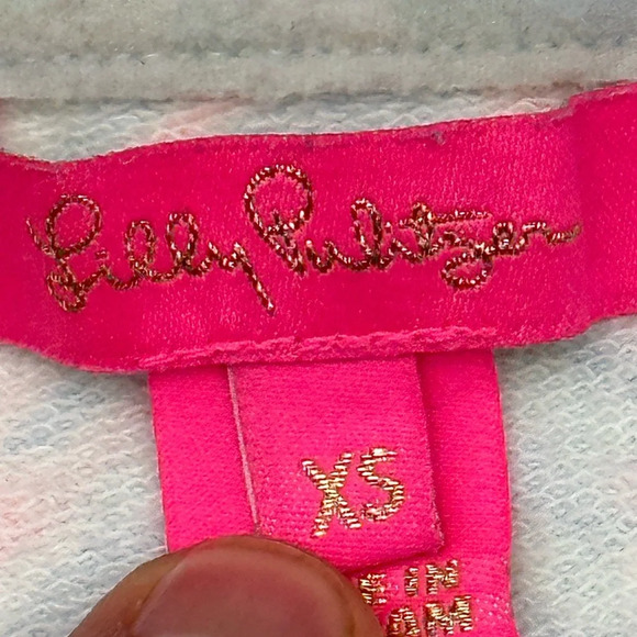 Lilly Pulitzer XS All Together Now SKIPPER POPOVER 1/2 Zip Luxletic Pullover - Picture 5 of 8